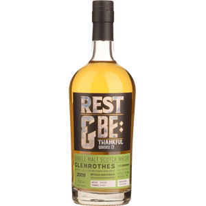 Rest & Be Thankful Glenrothes 2009 - 10 Years Old - Bourbon Cask