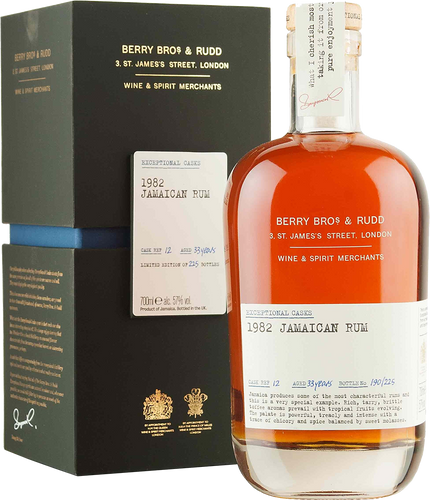 Berrys' Exceptional Cask Jamaican Rum 1982 - 33 Years Old