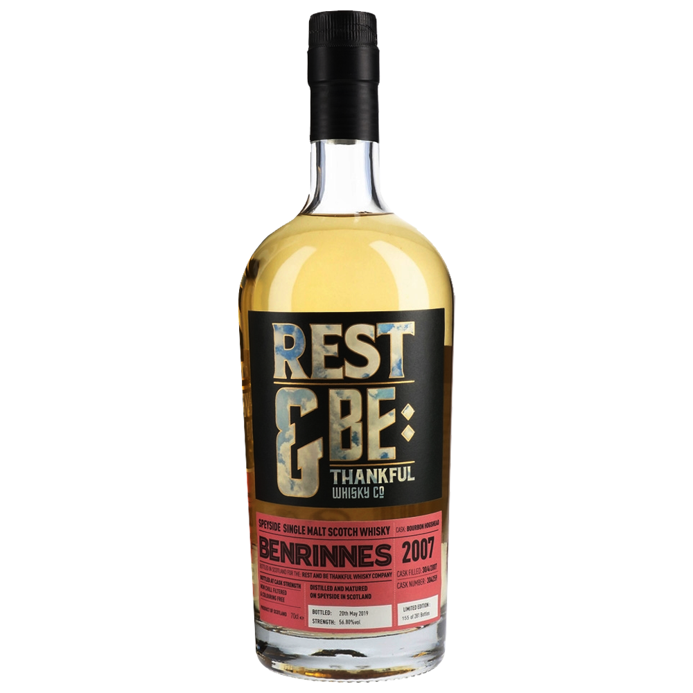Rest & Be Thankful Benrinnes 2007 - 12 Years Old - Bourbon Cask