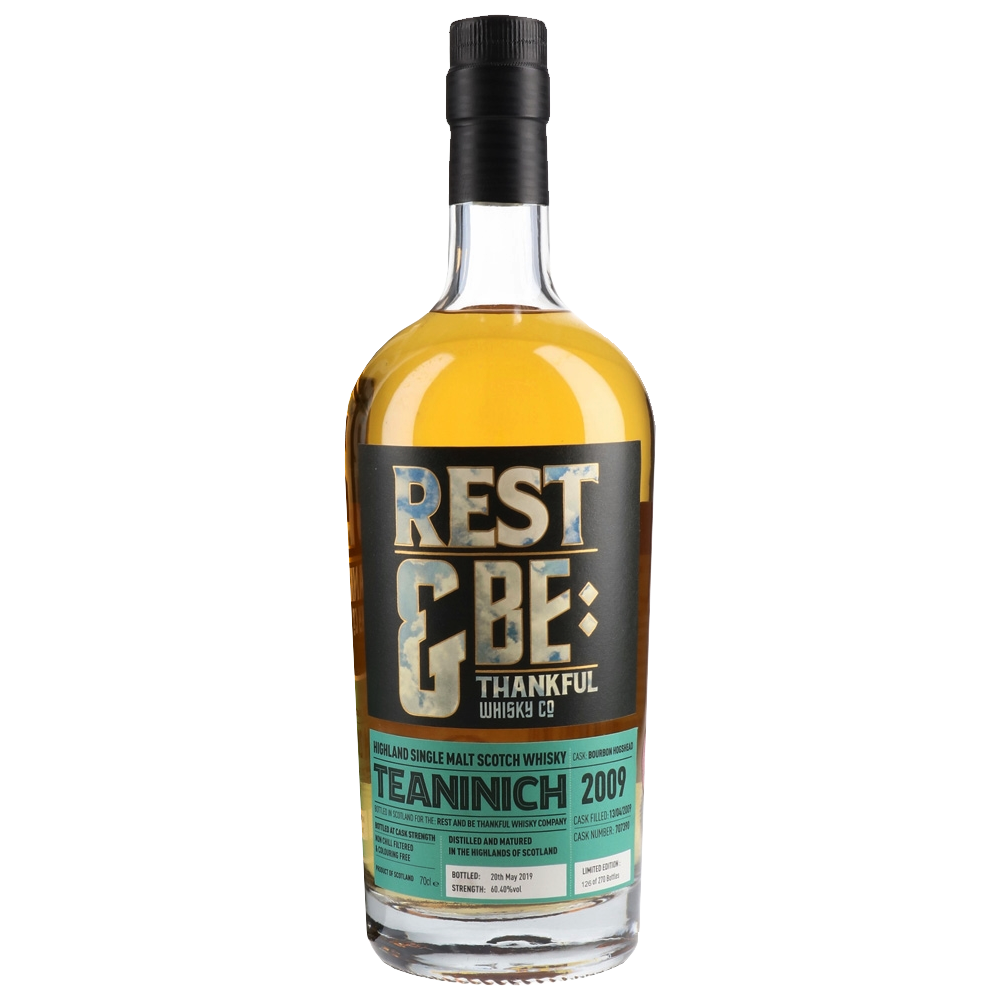Rest & Be Thankful Teaninich 2009 - 10 Years Old - Bourbon Cask